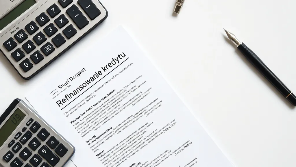 Professional banking documents, calculator and fountain pen